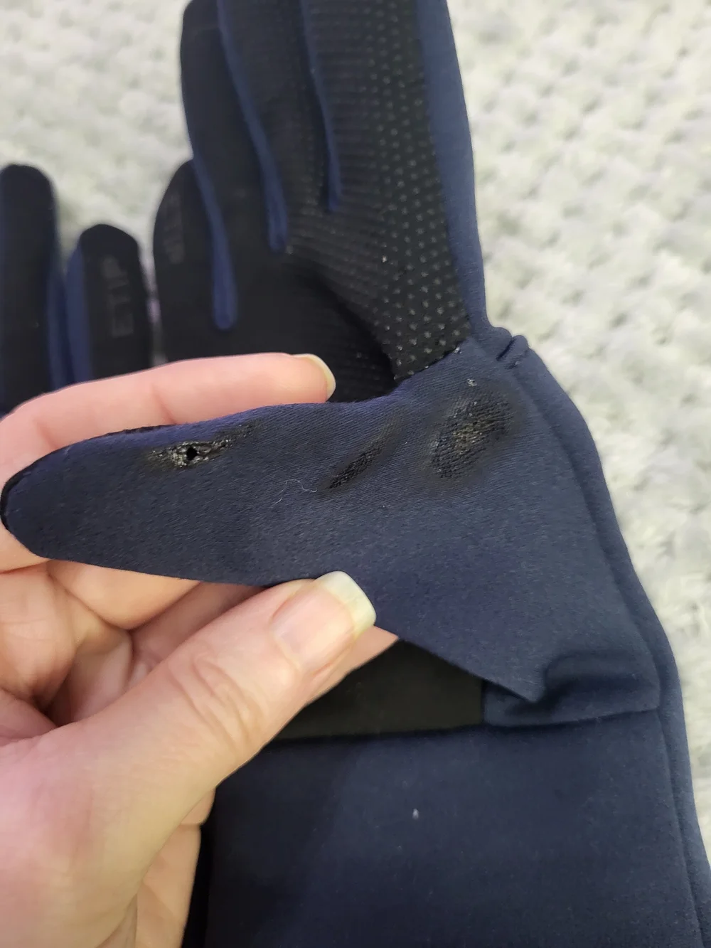The‎ North Face Navy Touchscreen Gloves Medium